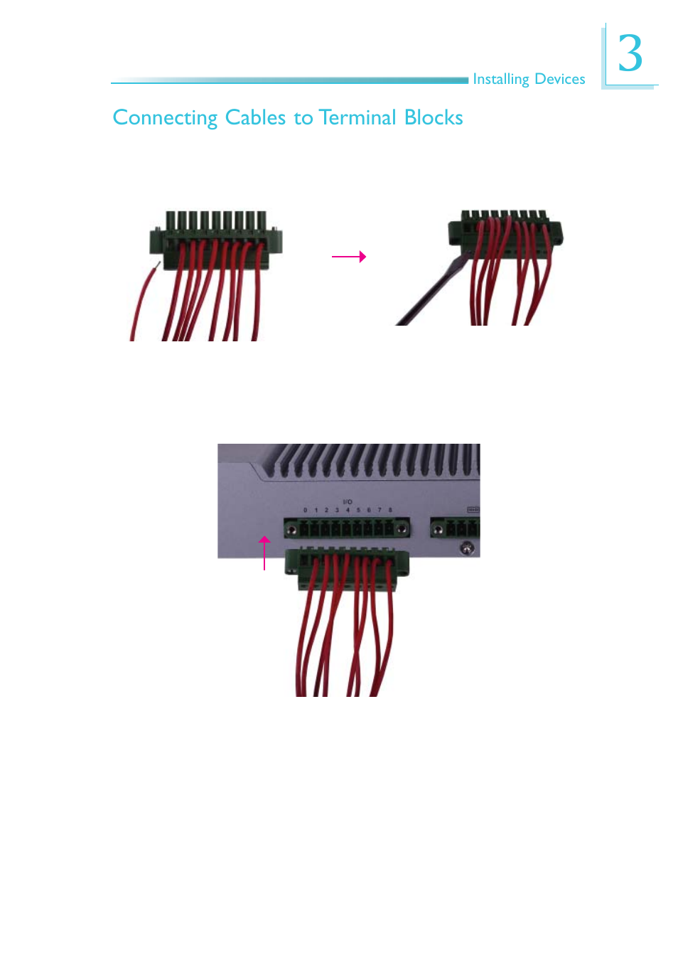 Connecting cables to terminal blocks | DFI DS912-OT Manual User Manual | Page 27 / 123