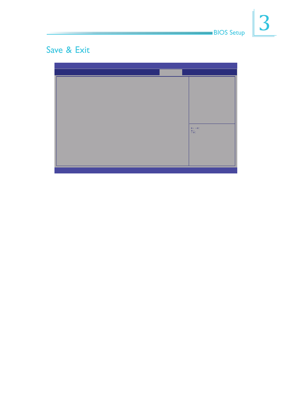 Save & exit, Bios setup | DFI DS912-OT Manual User Manual | Page 83 / 123