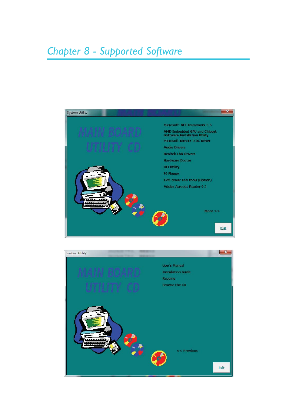 Chapter 8 - supported software | DFI DS912-OT Manual User Manual | Page 85 / 123