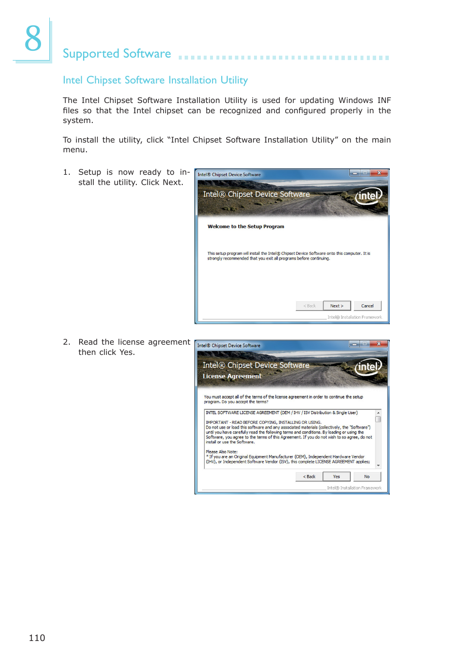 Supported software | DFI ES121-LR User Manual | Page 110 / 175