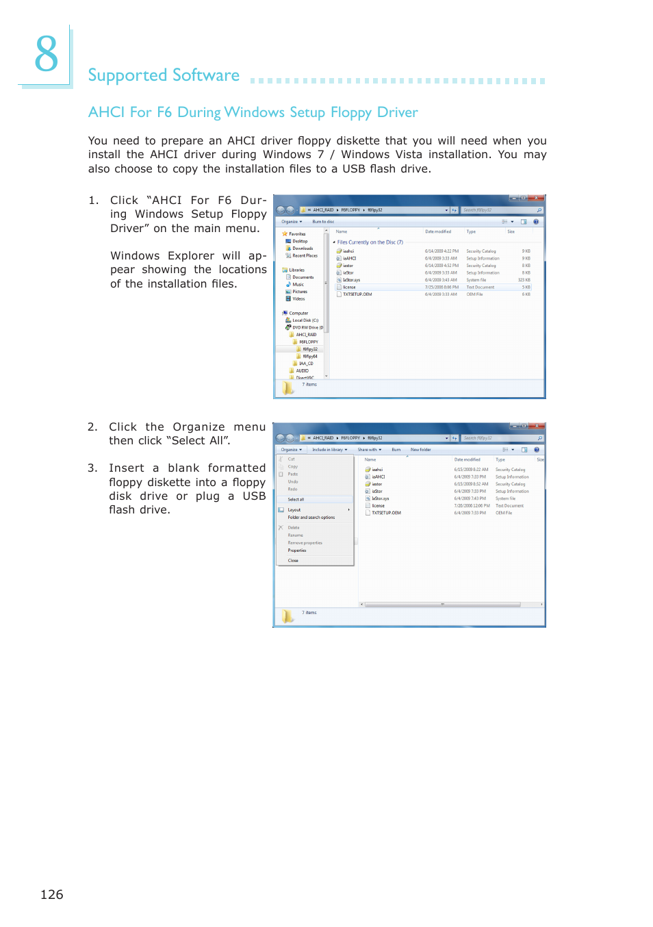 Supported software | DFI ES121-LR User Manual | Page 126 / 175