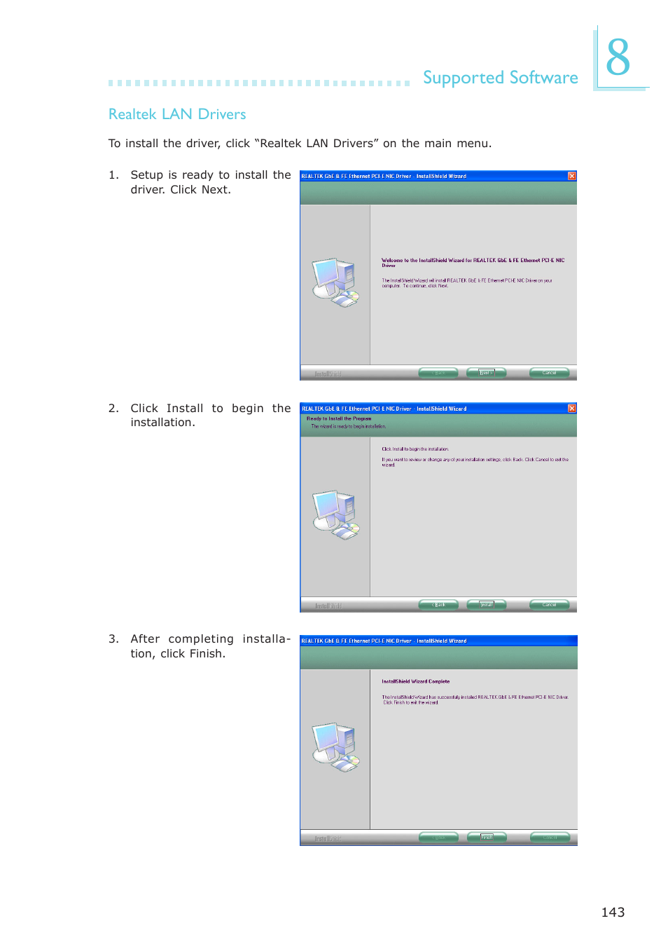 Supported software | DFI ES121-LR User Manual | Page 143 / 175