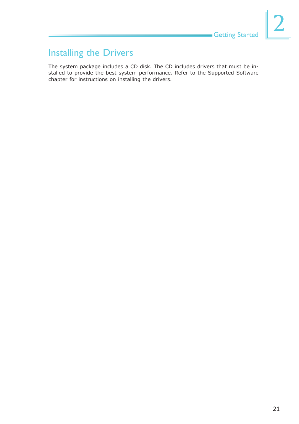 Installing the drivers | DFI ES121-LR User Manual | Page 21 / 175