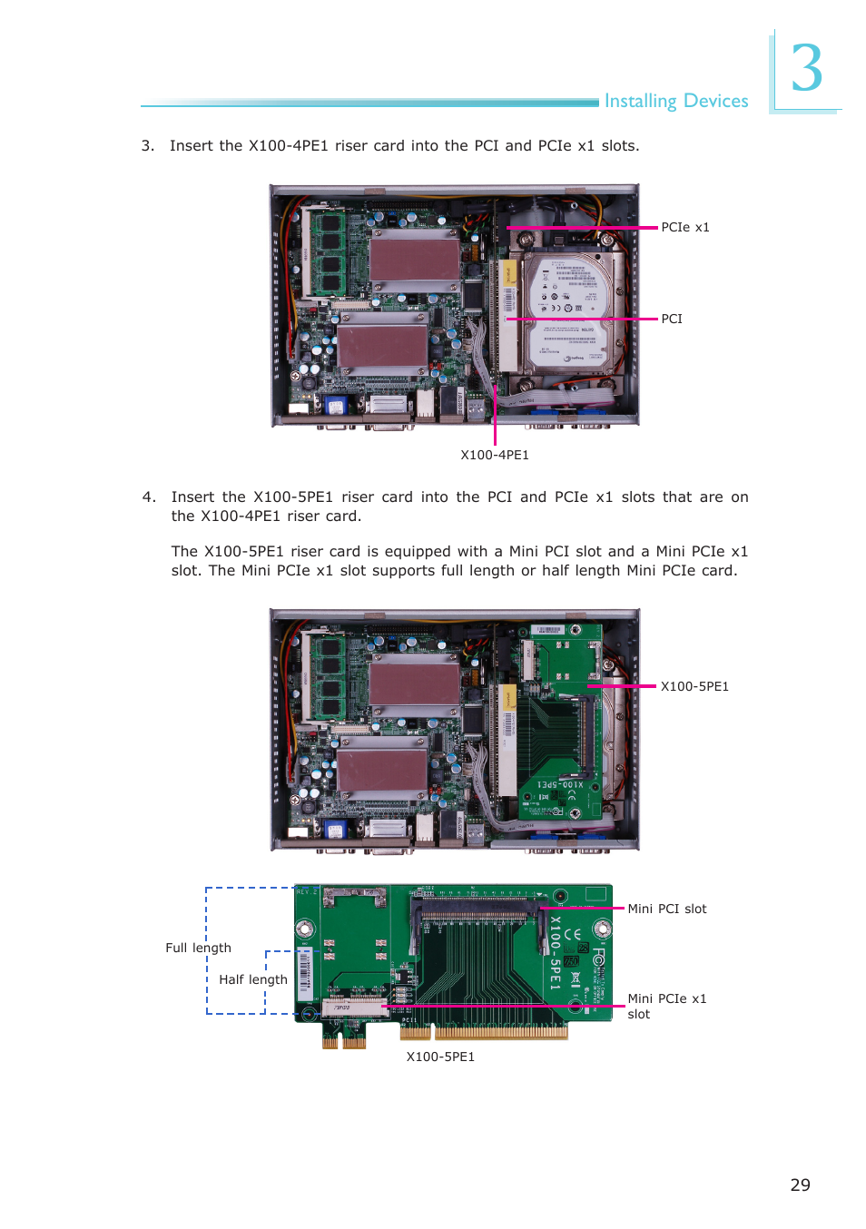 Installing devices | DFI ES121-LR User Manual | Page 29 / 175