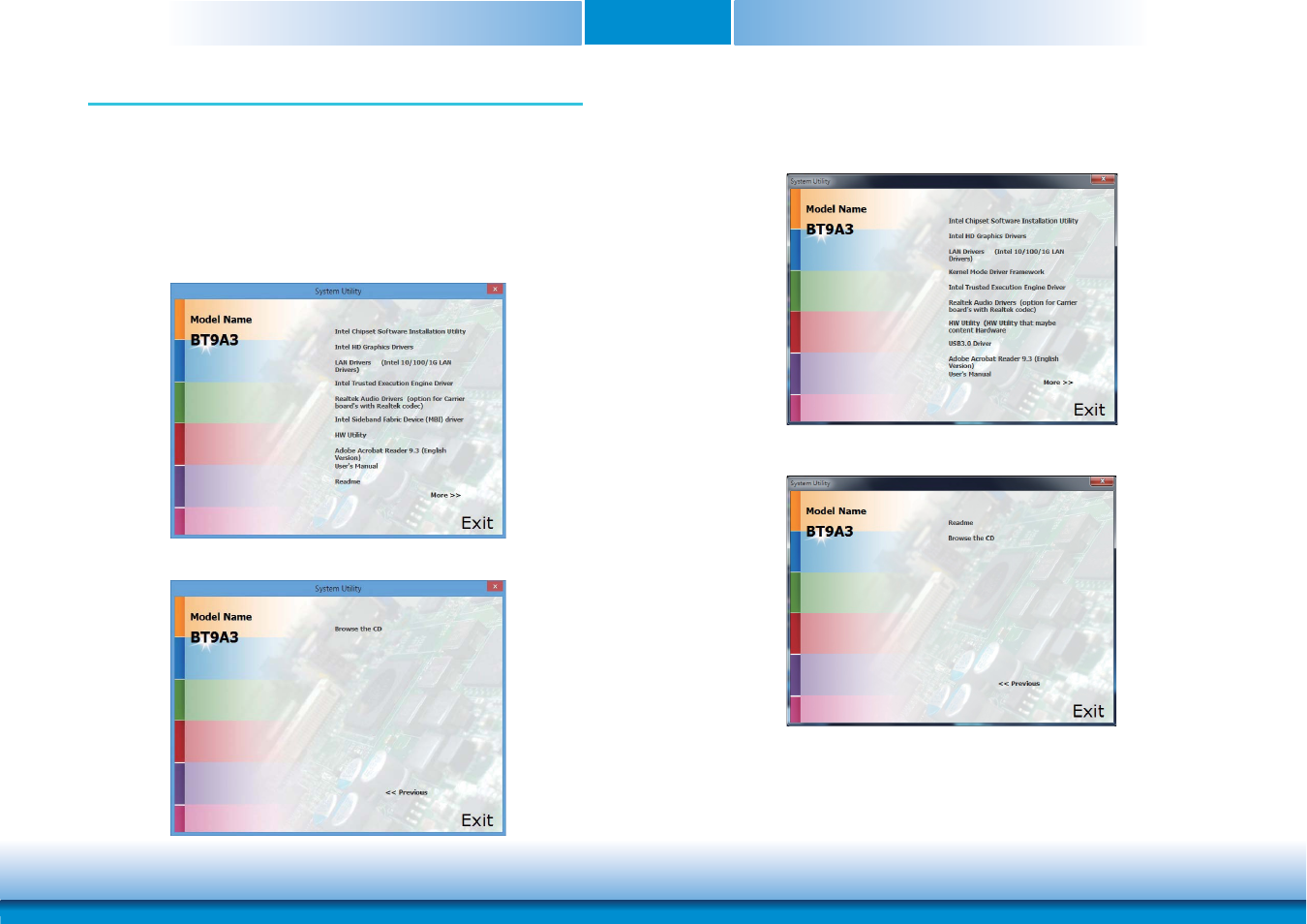 Chapter 5 - supported software, Chapter 5 chapter 5 - supported software | DFI BT9A3 User Manual | Page 41 / 57