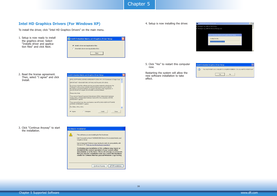 Chapter 5 | DFI CD9A3 series User Manual | Page 38 / 60
