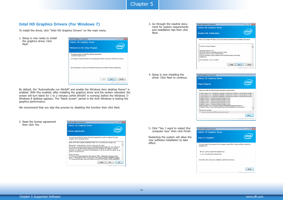 Chapter 5 | DFI CD9A3 series User Manual | Page 39 / 60