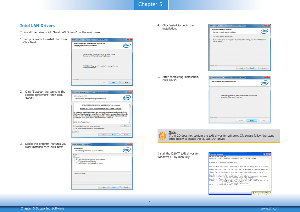 Chapter 5 | DFI CD9A3 series User Manual | Page 40 / 60
