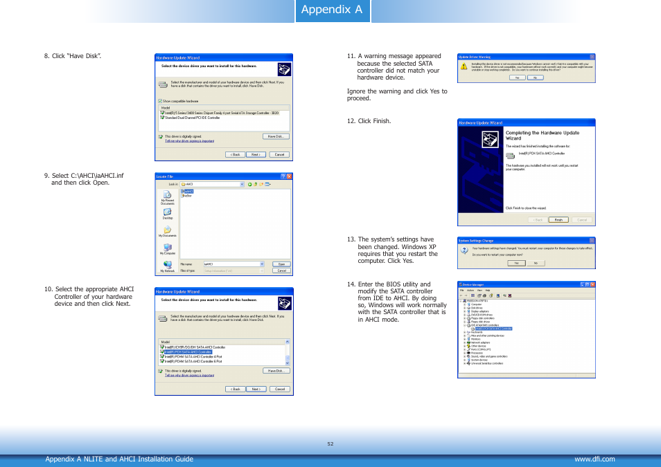 Appendix a | DFI CD9A3 series User Manual | Page 52 / 60