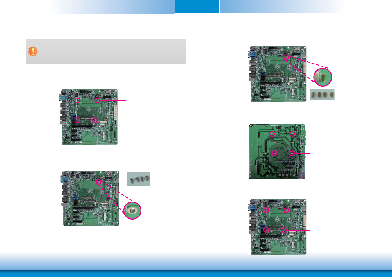 Installing bt968 onto a carrier board, Chapter 3 installing bt968 onto a carrier board | DFI BT968 User Manual | Page 26 / 71