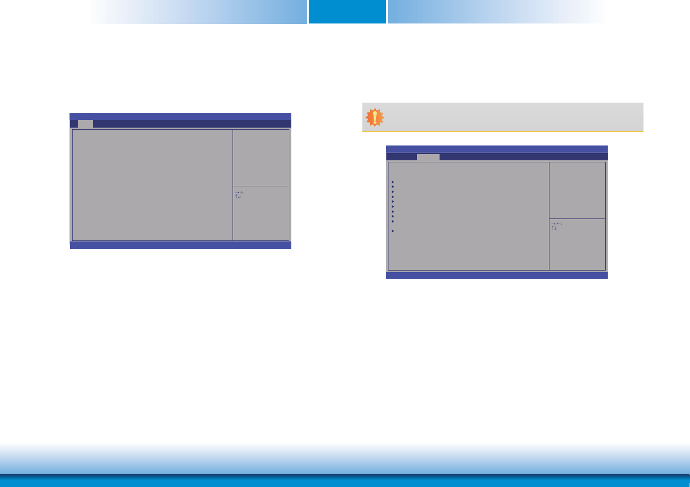 Ami bios setup utility, Chapter 4, Ami bios setup utility main | Advanced | DFI BT968 User Manual | Page 33 / 71