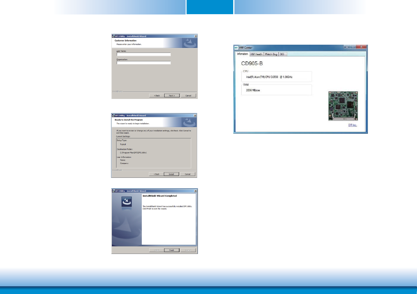 Chapter 5 | DFI CD905-B series User Manual | Page 55 / 68