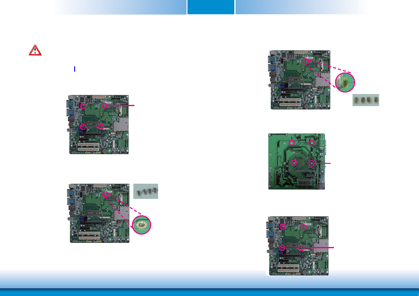 Installing cd905 -b onto a carrier board, Chapter 3 | DFI CD905-B2600 User Manual | Page 30 / 63