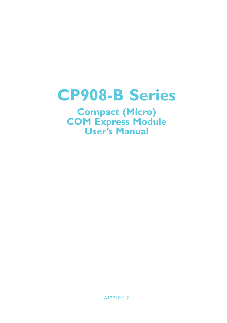 DFI CP908-B User Manual | 104 pages