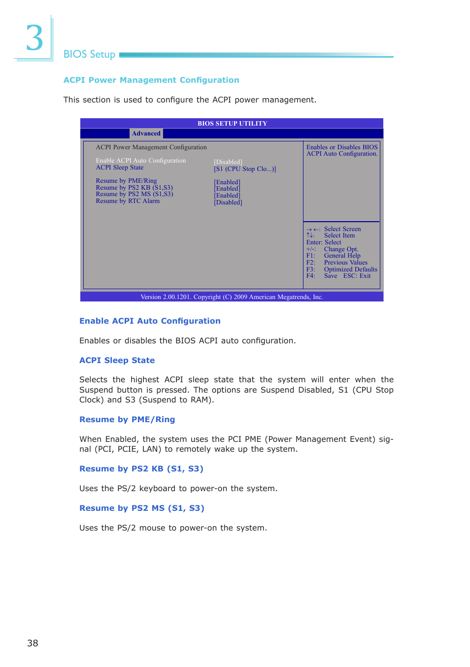 Bios setup | DFI CP908-B User Manual | Page 38 / 104