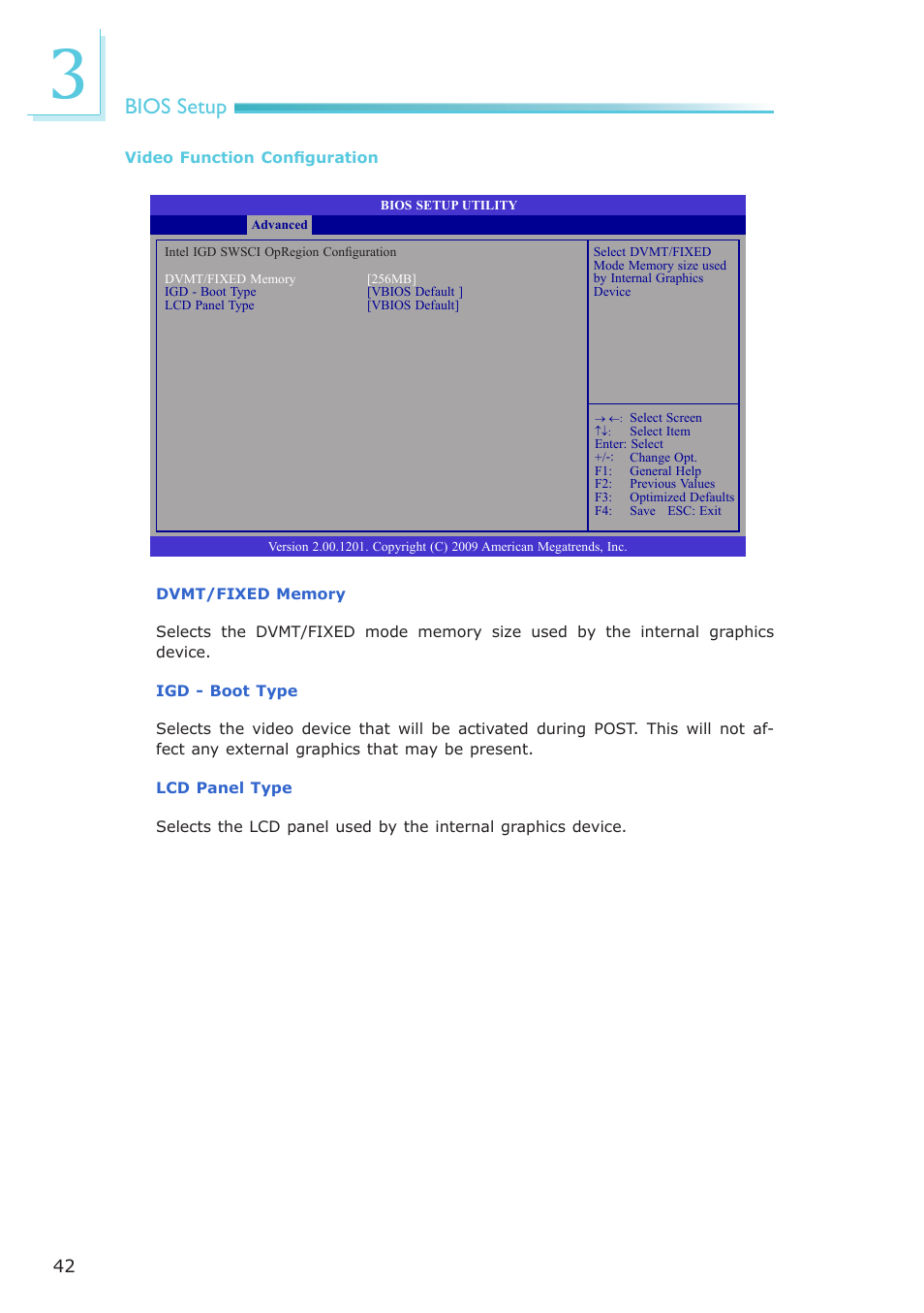 Bios setup | DFI CP908-B User Manual | Page 42 / 104