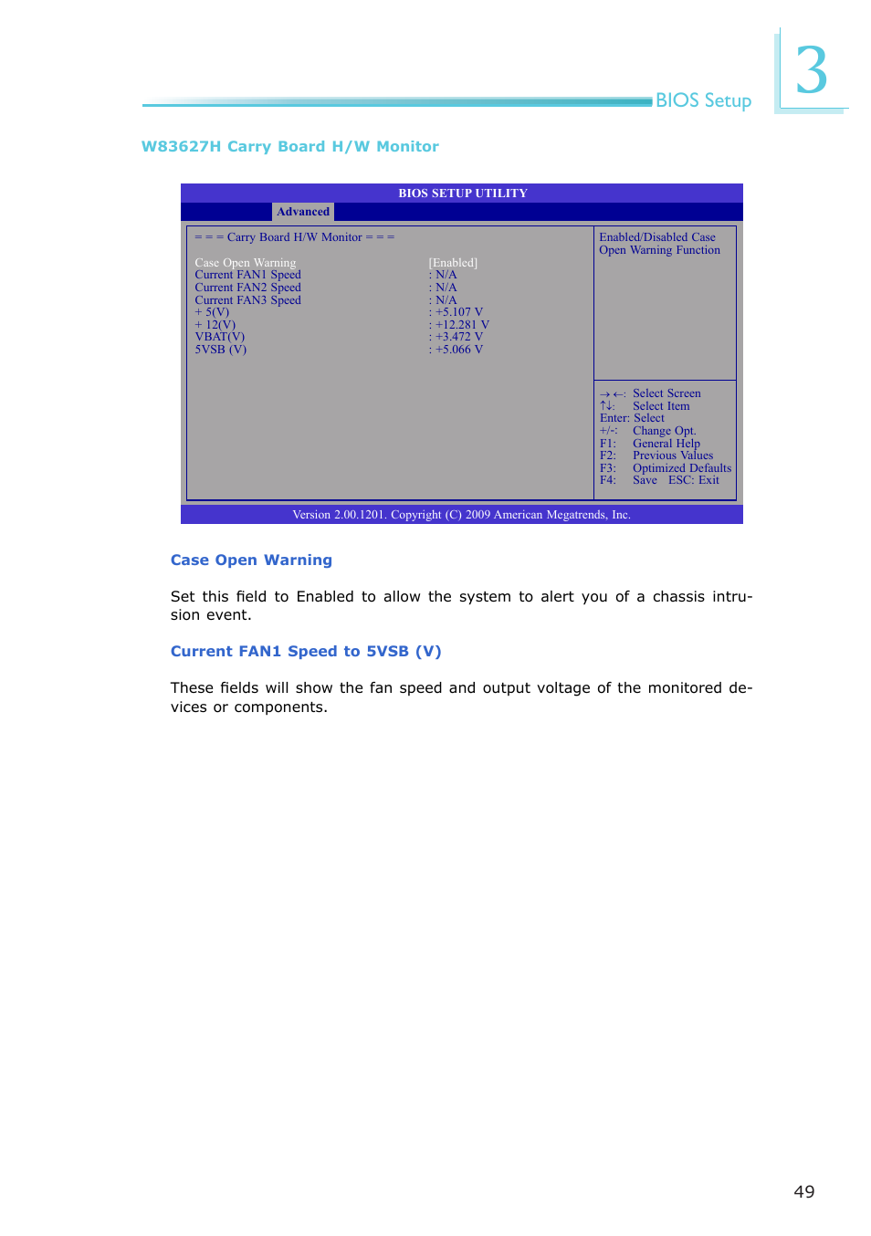 Bios setup | DFI CP908-B User Manual | Page 49 / 104