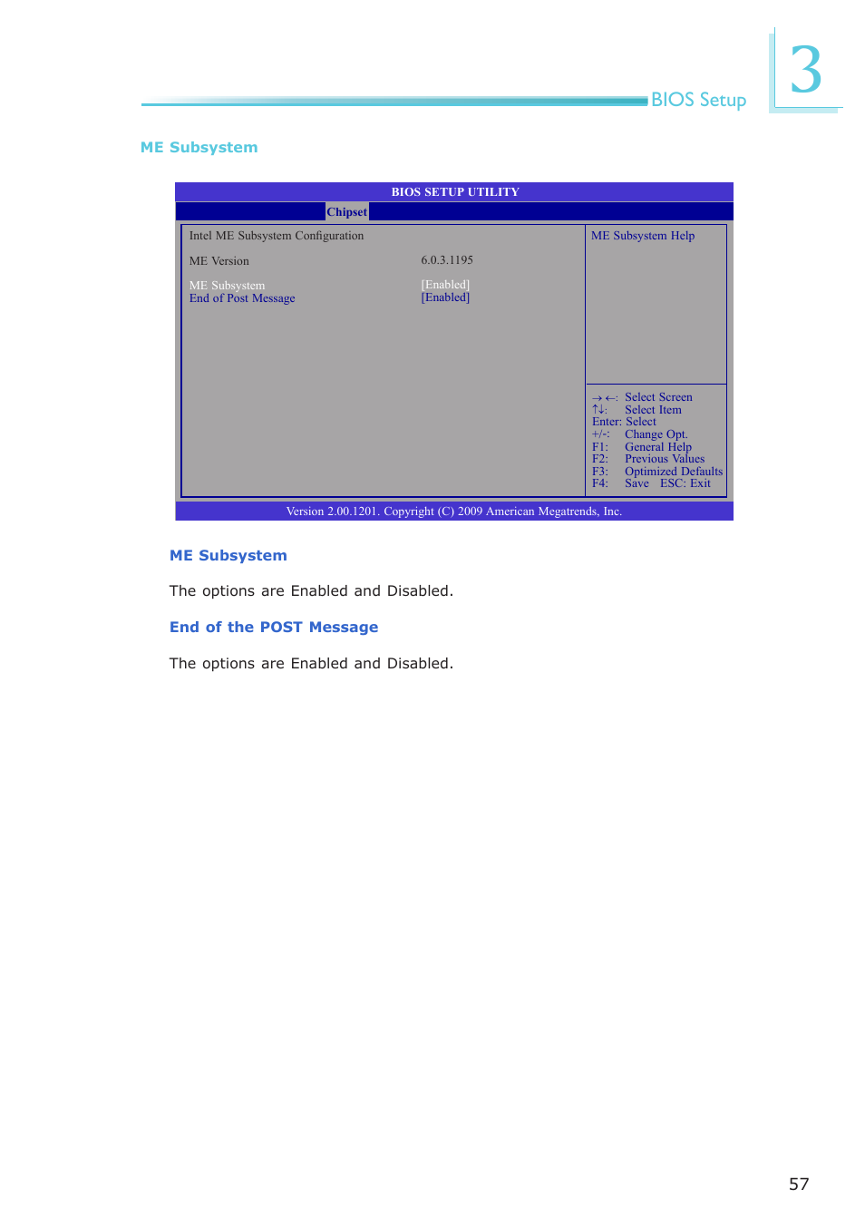 Bios setup | DFI CP908-B User Manual | Page 57 / 104