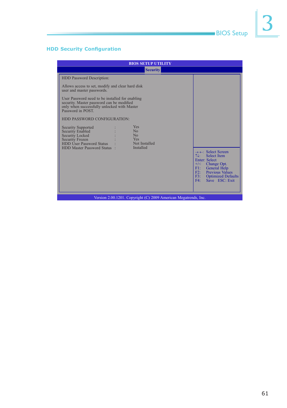 Bios setup | DFI CP908-B User Manual | Page 61 / 104