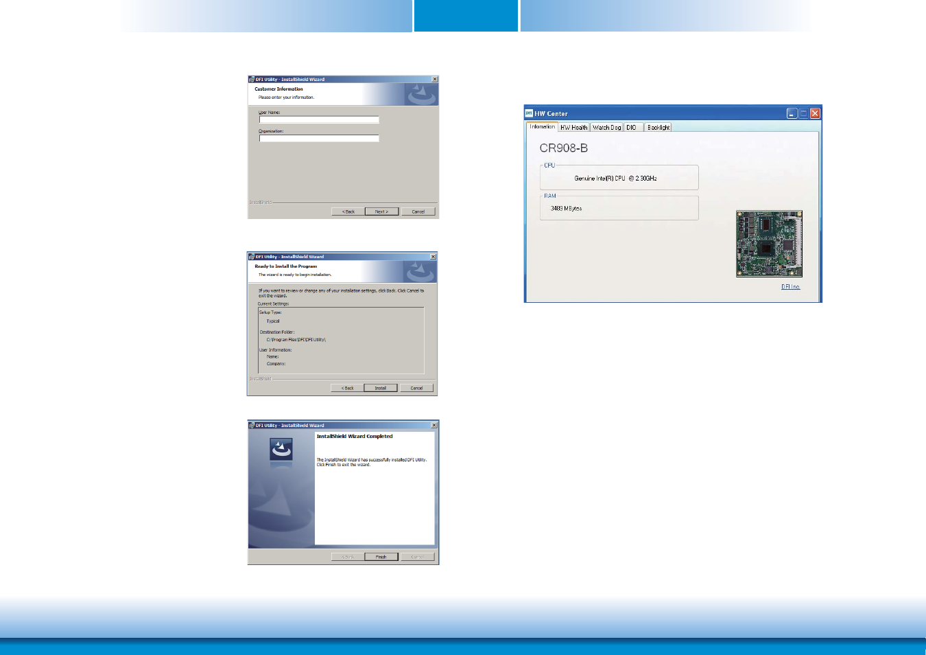Chapter 5 | DFI CR908-B User Manual | Page 54 / 68