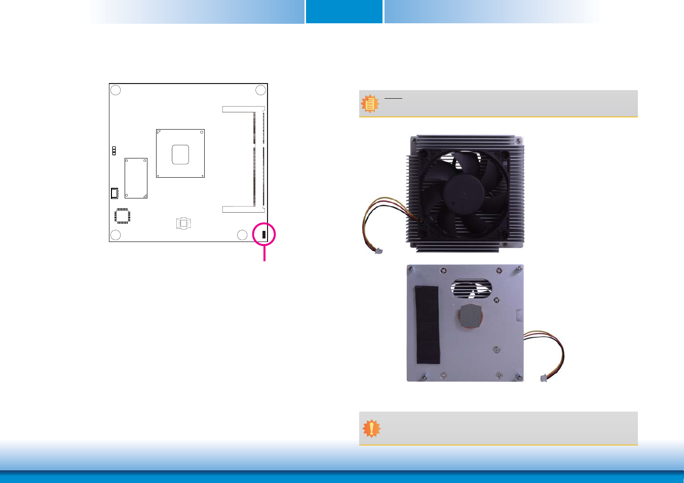 Standby power led, Cooling option, Chapter 3 cooling option | DFI KB968 User Manual | Page 26 / 68