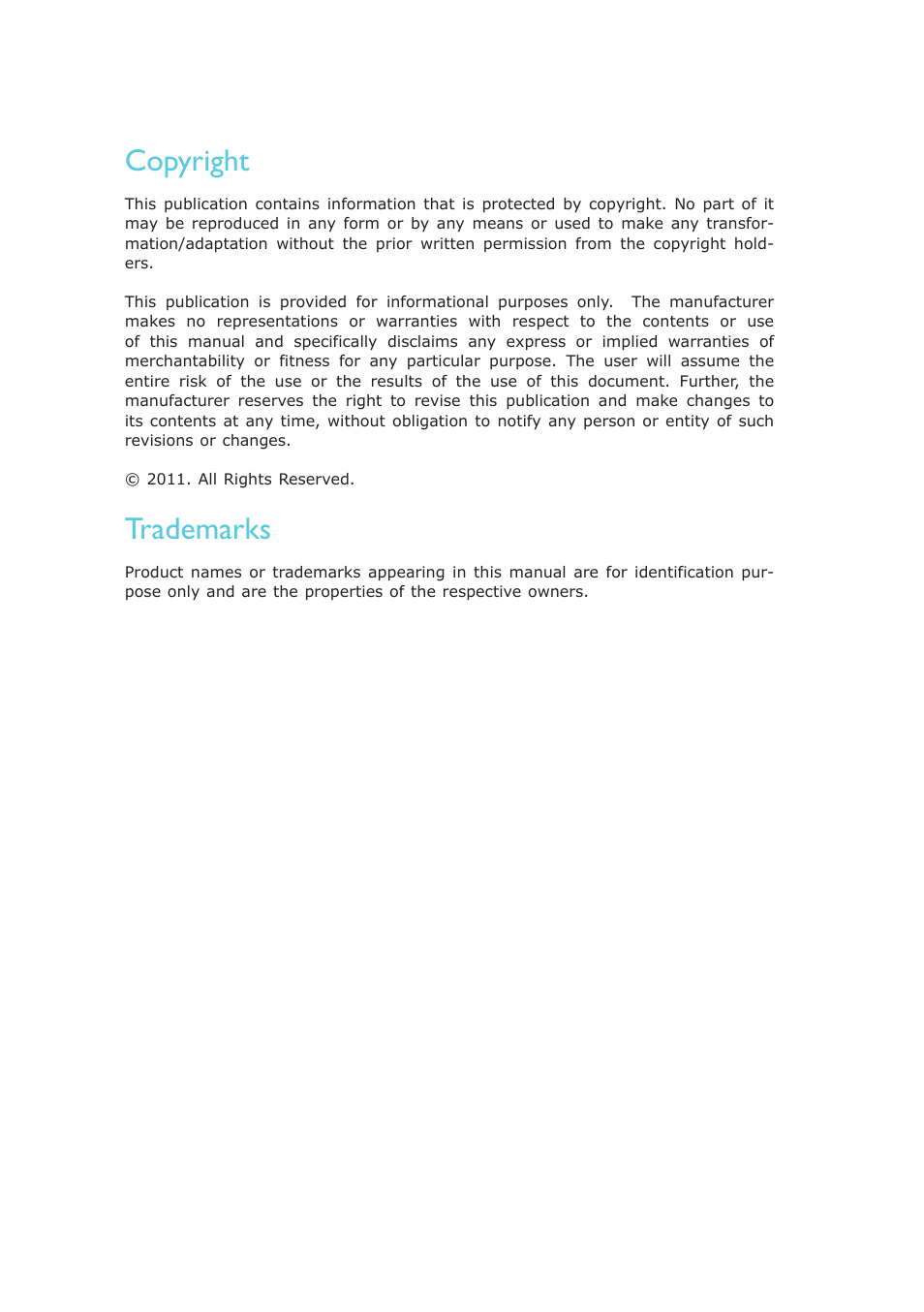 Copyright, Trademarks | DFI LR905-B18D User Manual | Page 2 / 93