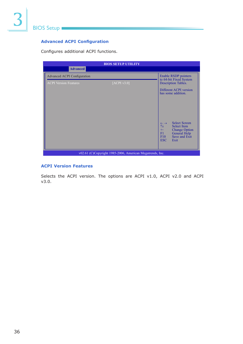 Bios setup | DFI LR905-B18D User Manual | Page 36 / 93