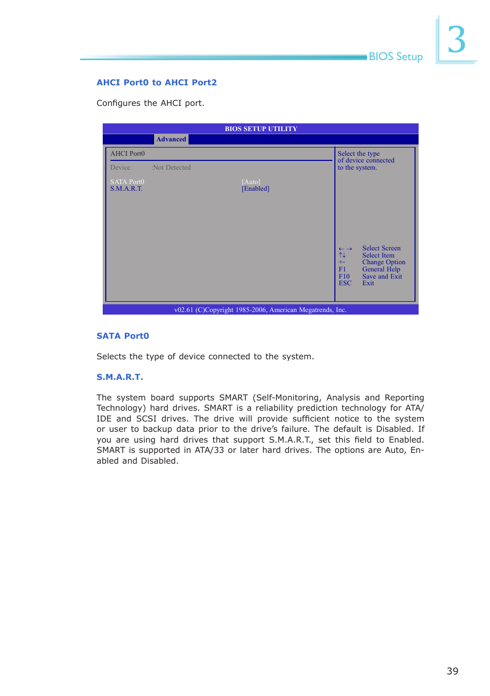 Bios setup | DFI LR905-B18D User Manual | Page 39 / 93