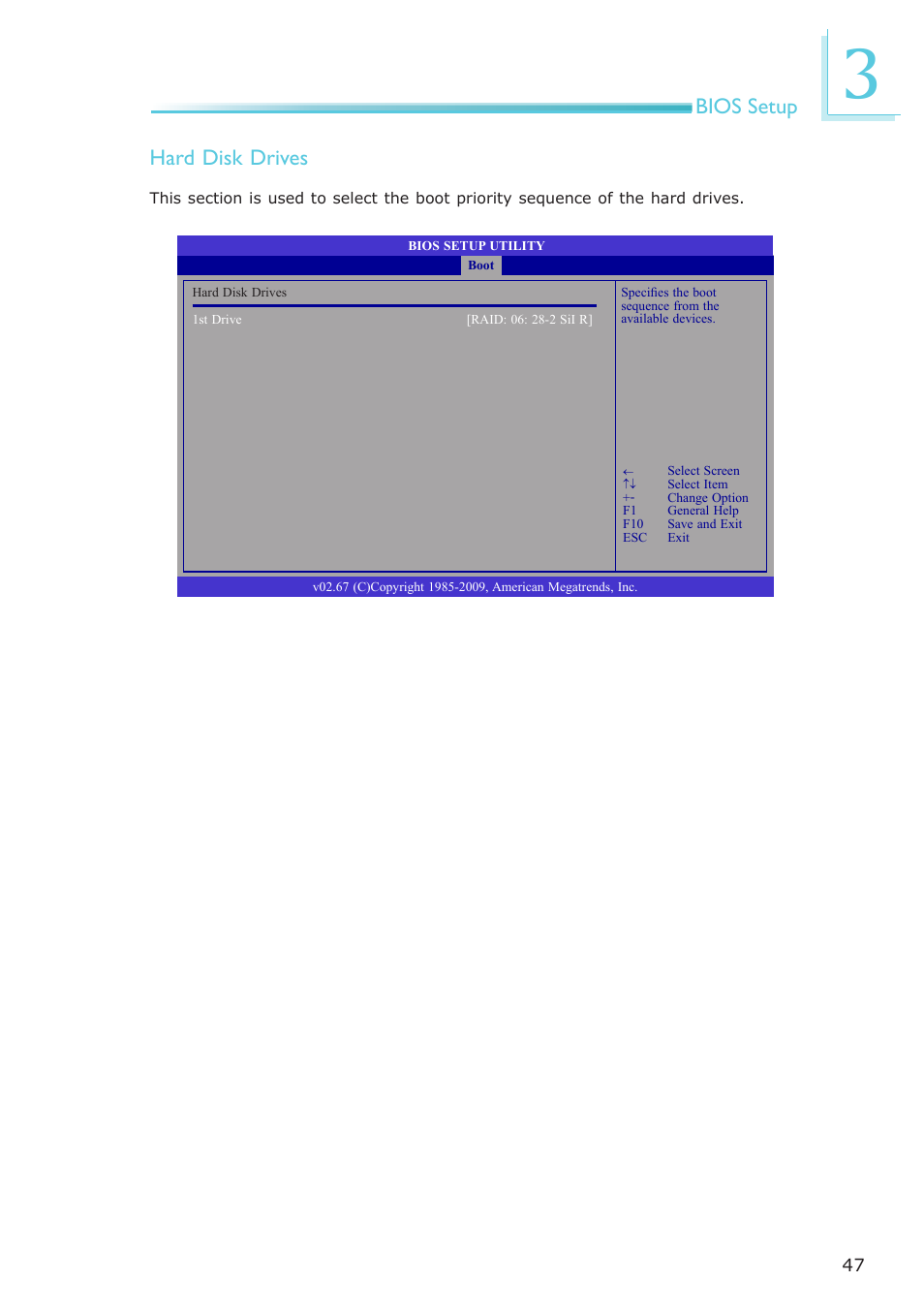 Bios setup, Hard disk drives | DFI LR905-B18D User Manual | Page 47 / 93