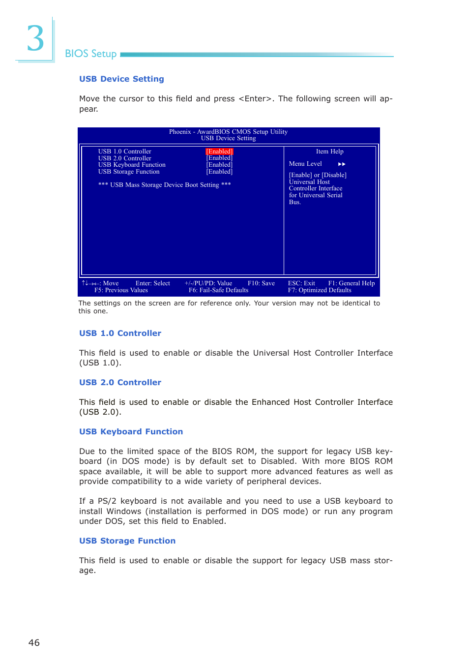 Bios setup | DFI ML905-B11C/B16C User Manual | Page 46 / 76