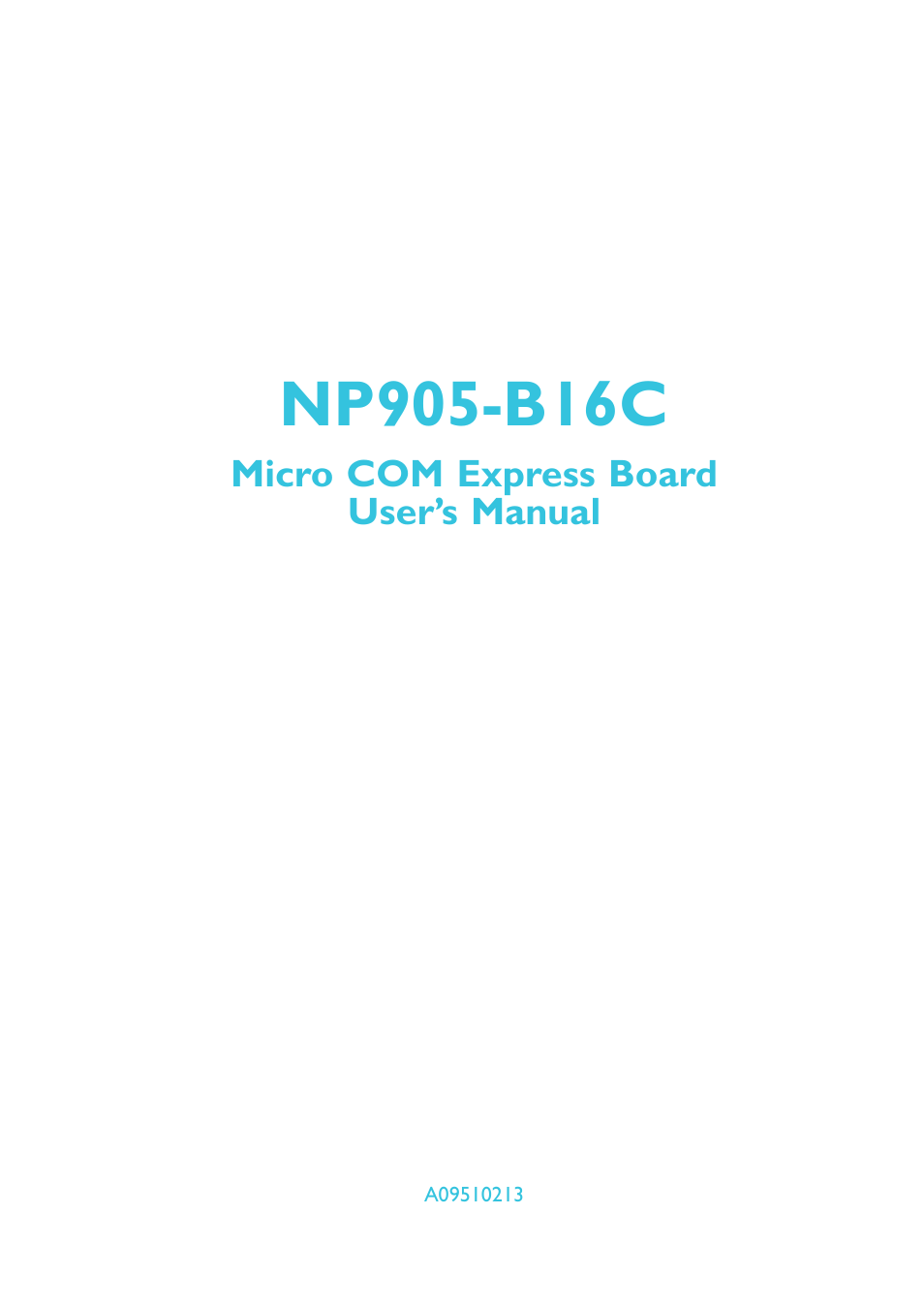 DFI NP905-B16C User Manual | 125 pages