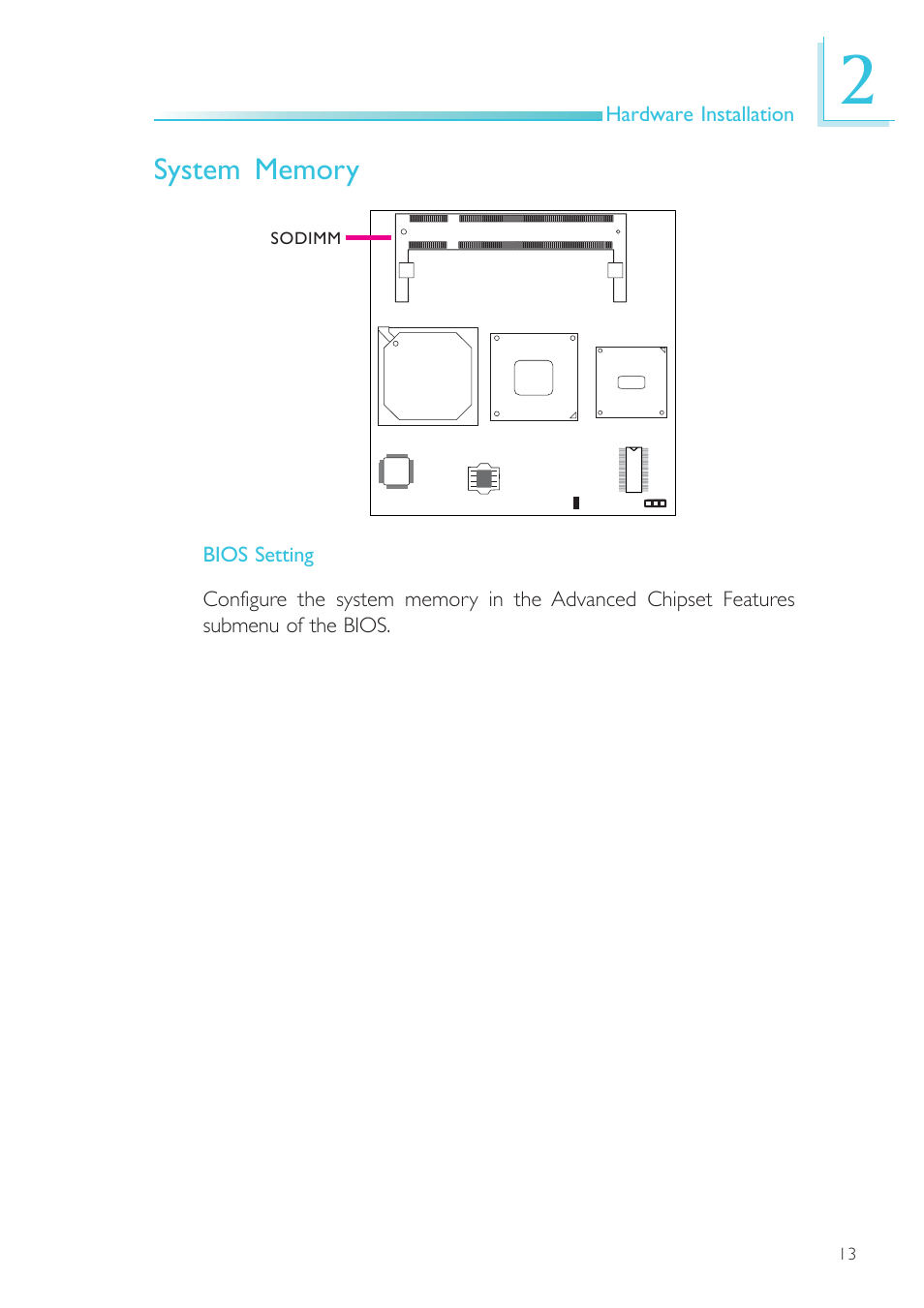 System memory | DFI NP905-B16C User Manual | Page 13 / 125