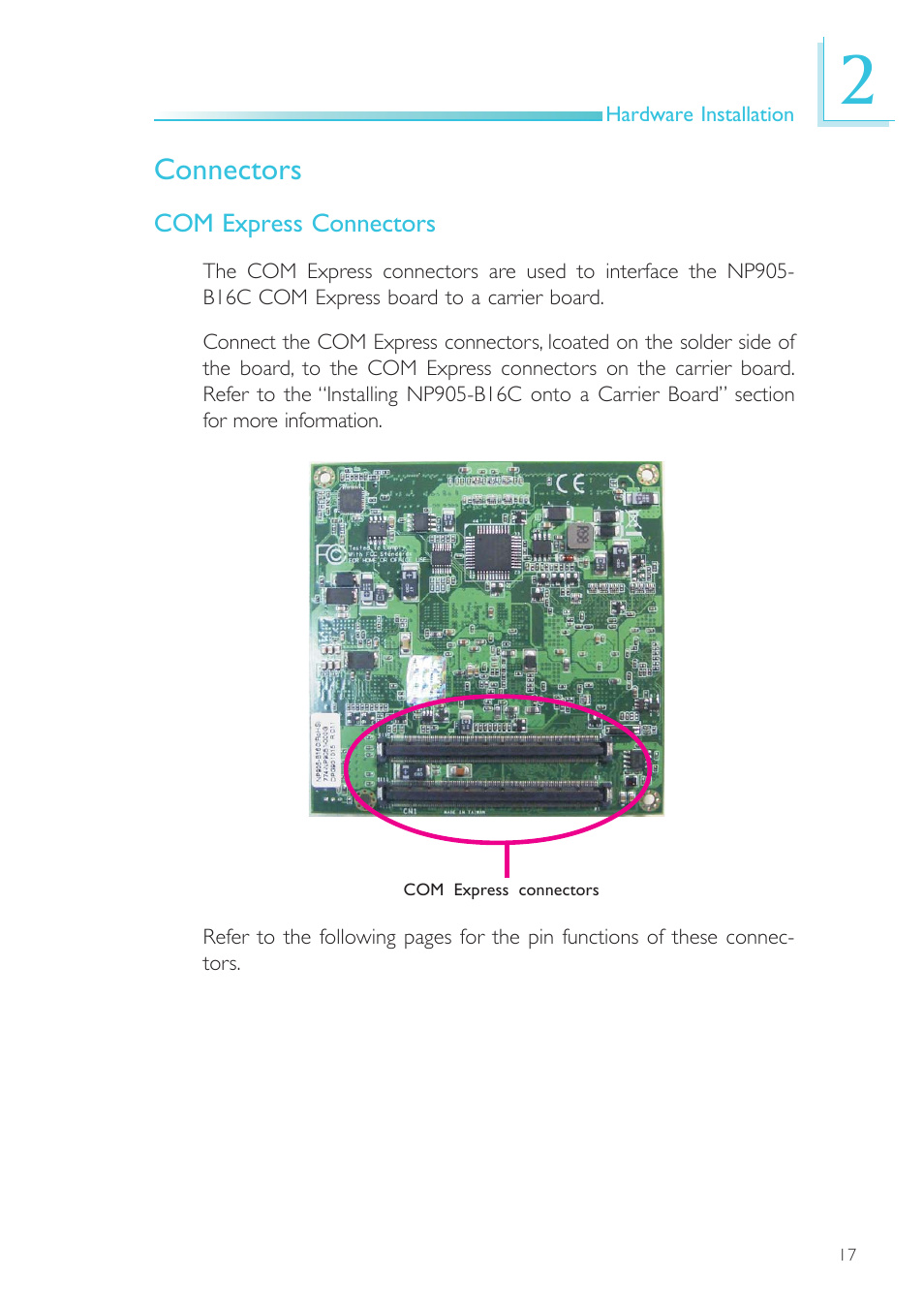 Connectors | DFI NP905-B16C User Manual | Page 17 / 125