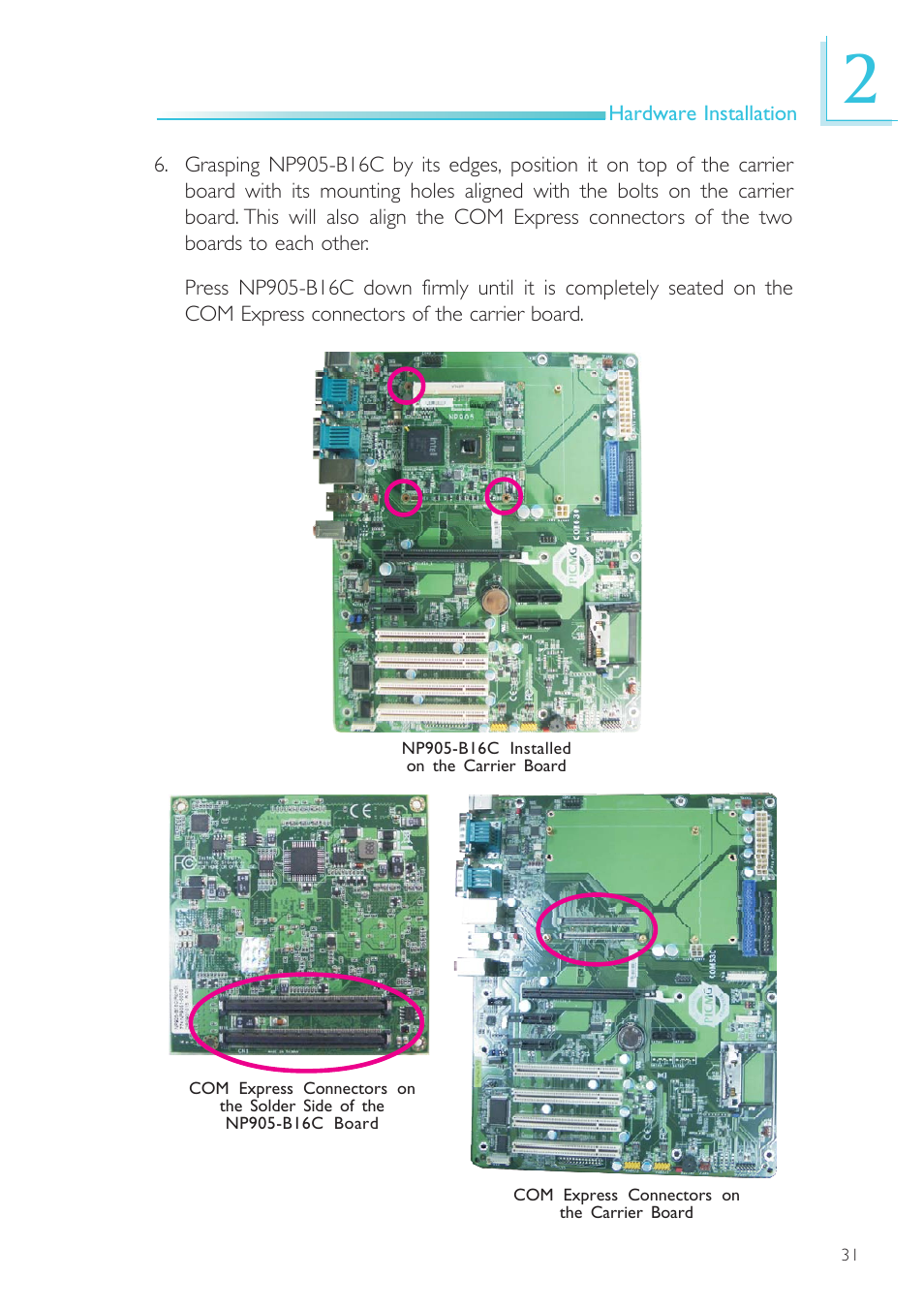 DFI NP905-B16C User Manual | Page 31 / 125