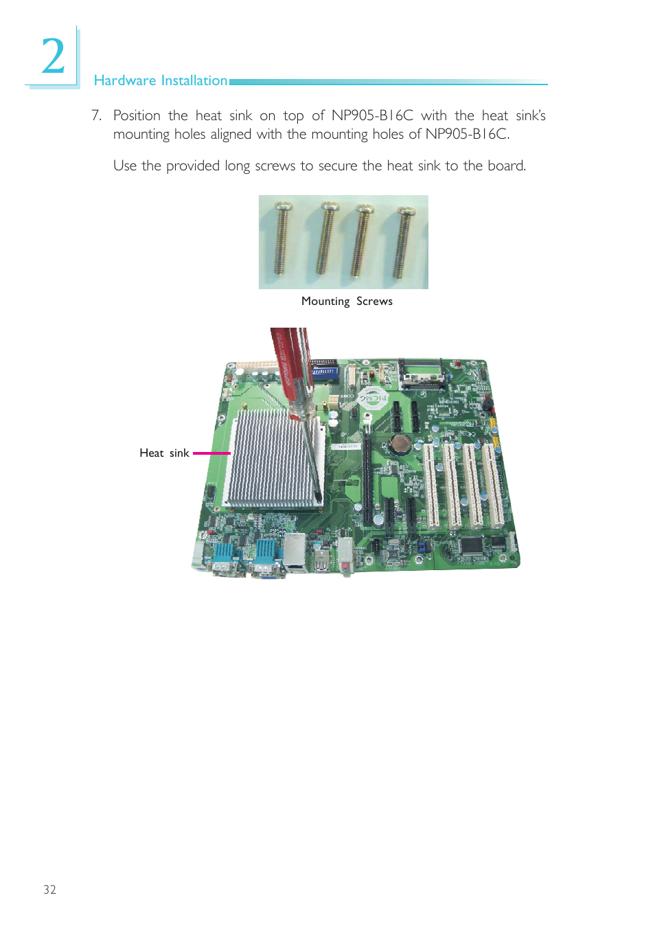 DFI NP905-B16C User Manual | Page 32 / 125