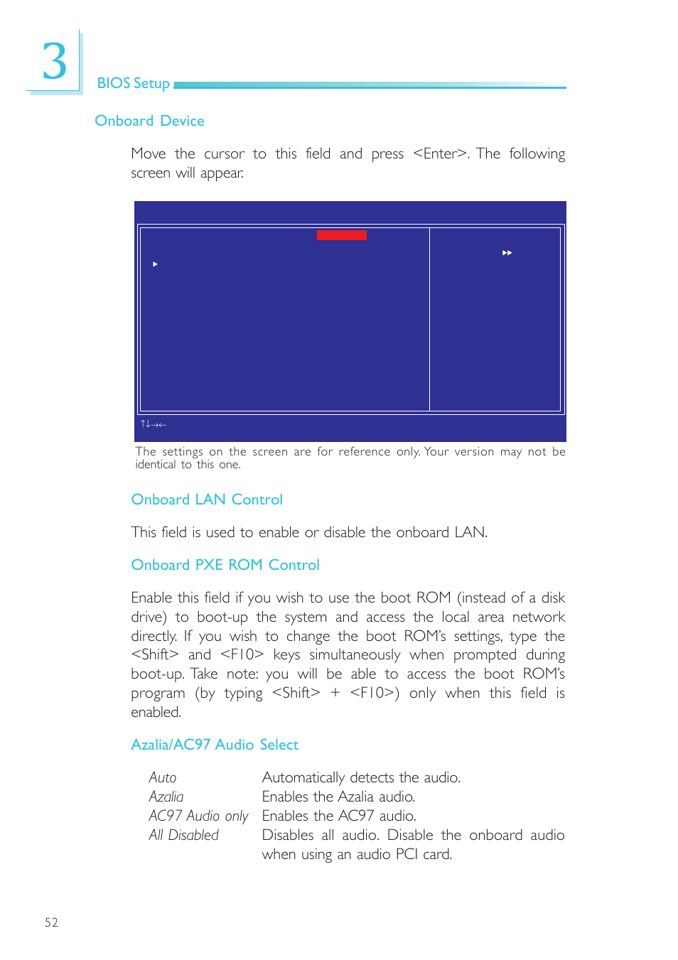 Bios setup | DFI NP905-B16C User Manual | Page 52 / 125