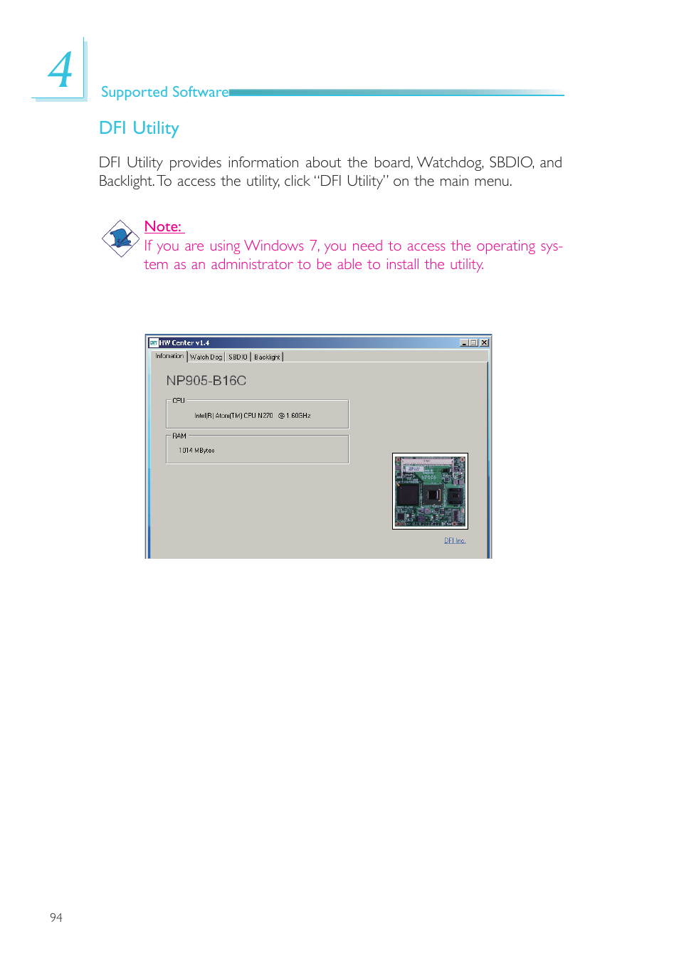 DFI NP905-B16C User Manual | Page 94 / 125