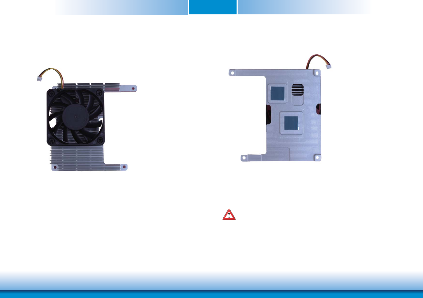 Cooling option, Chapter 3 cooling option | DFI OT905-B series User Manual | Page 28 / 61