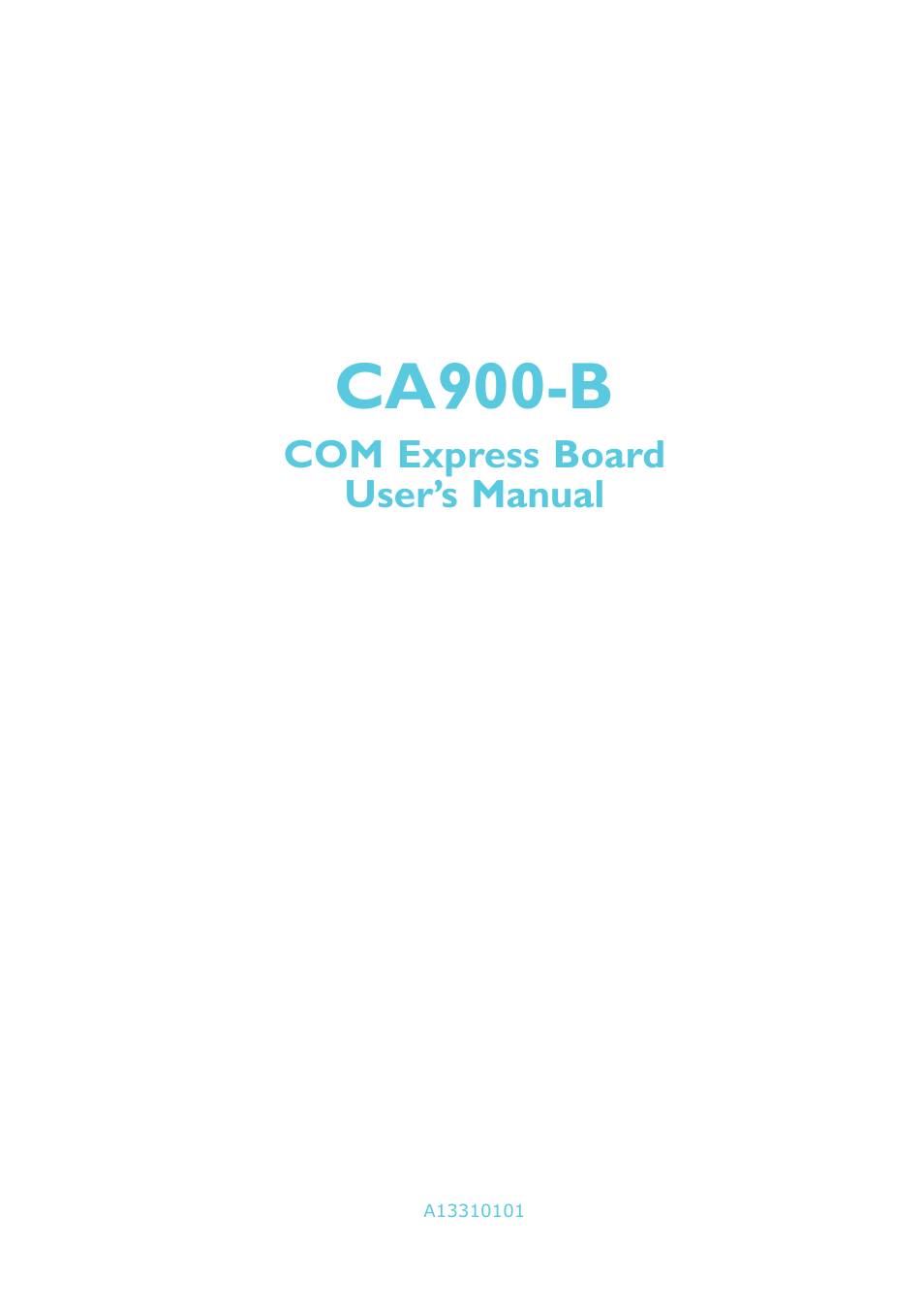 DFI CA900-B User Manual | 130 pages