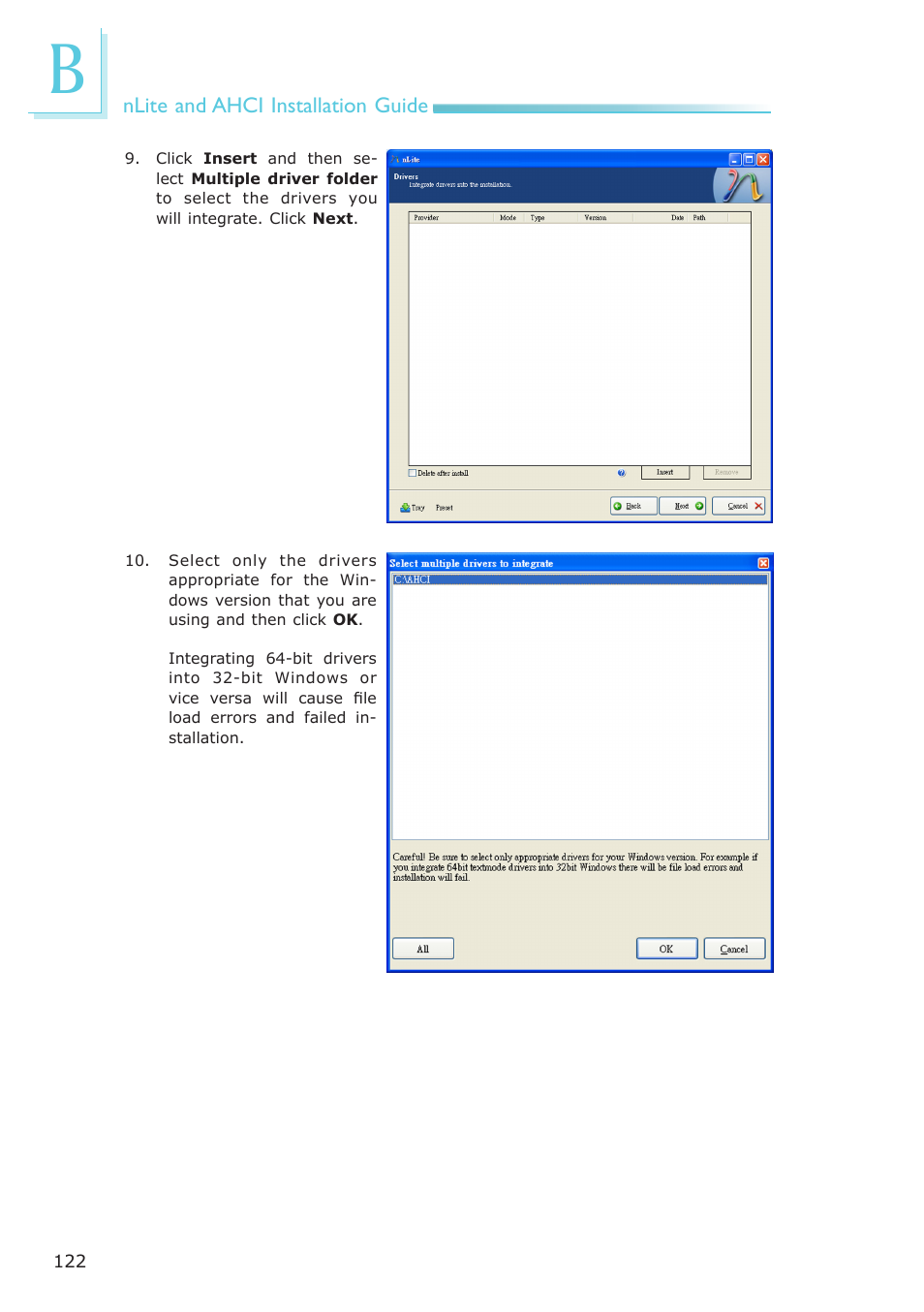 DFI CA900-B User Manual | Page 122 / 130