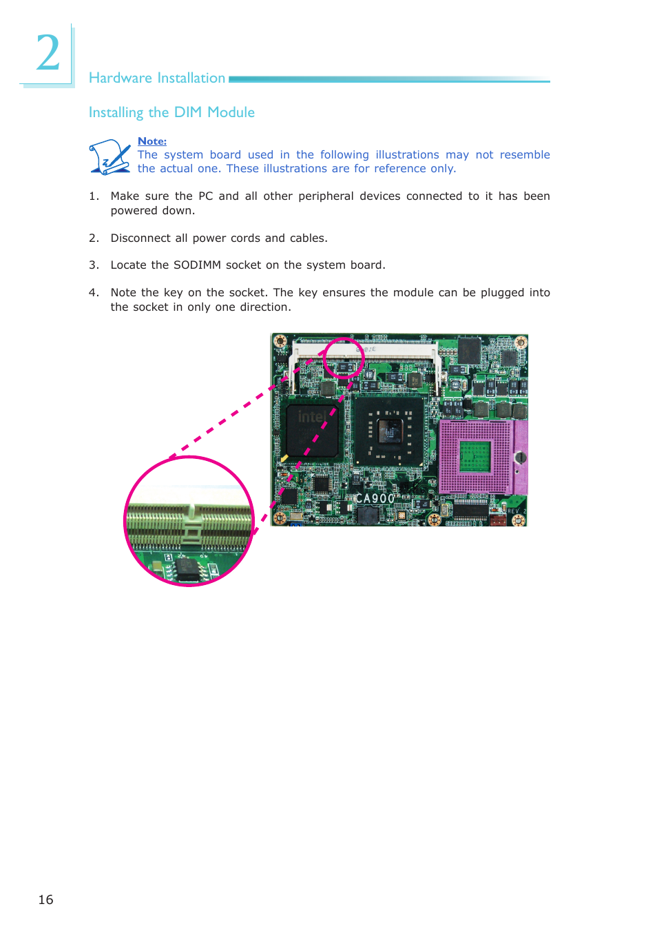 DFI CA900-B User Manual | Page 16 / 130