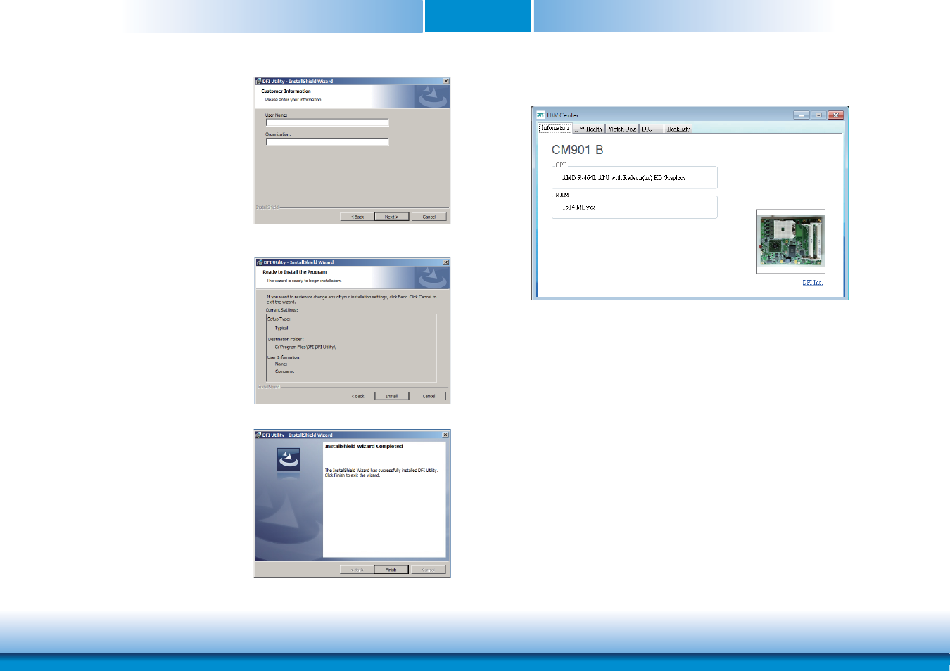 Chapter 5 | DFI CM901-B User Manual | Page 57 / 72