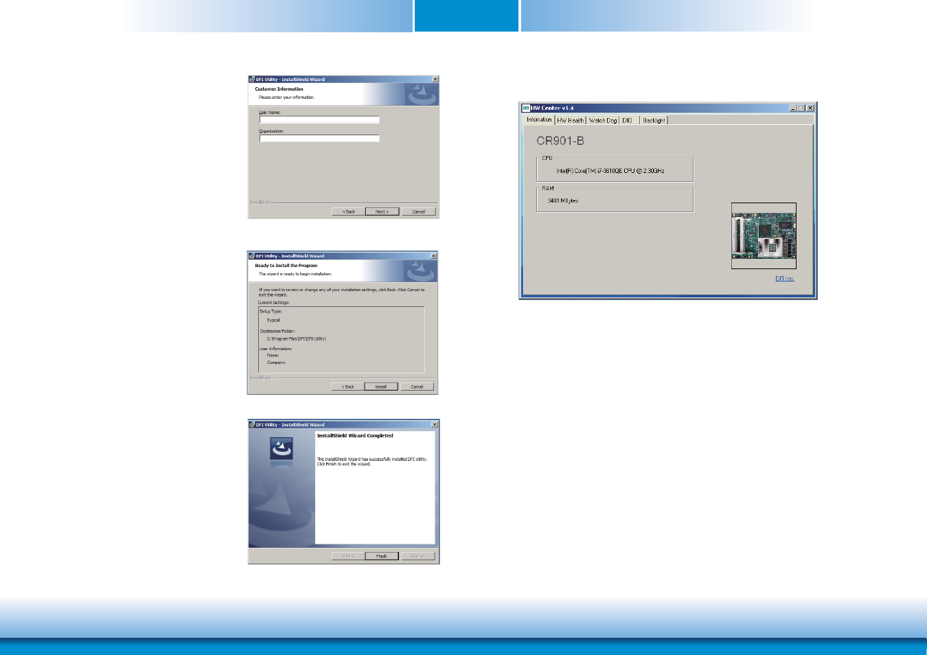 Chapter 5 | DFI CR901-B User Manual | Page 55 / 69