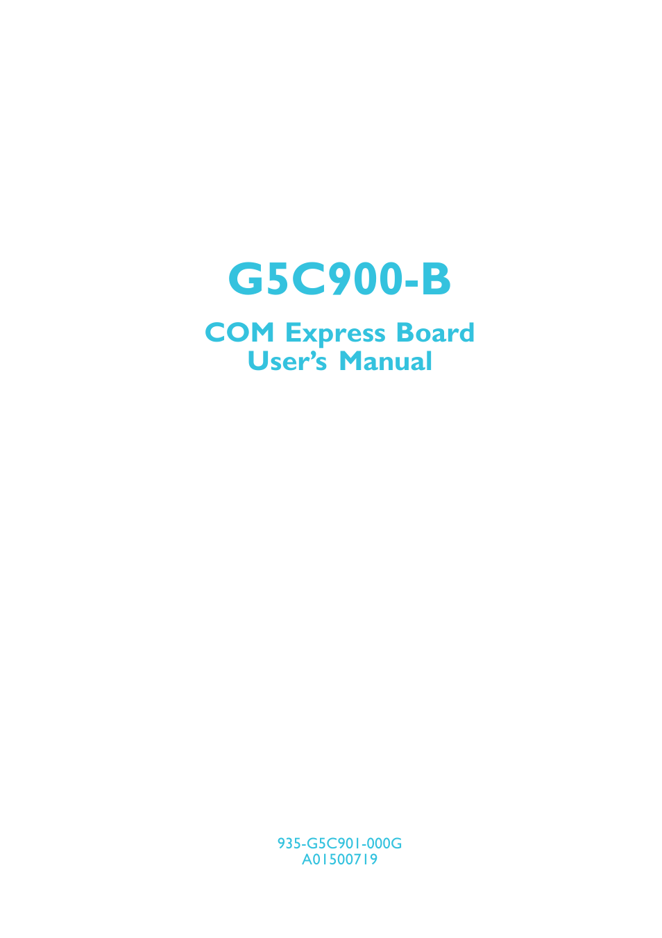 DFI G5C900-B User Manual | 118 pages