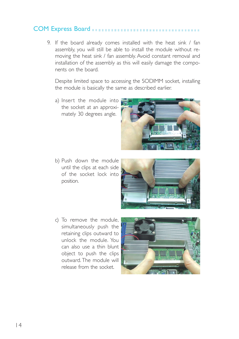 Com express board | DFI G5C900-B User Manual | Page 14 / 118