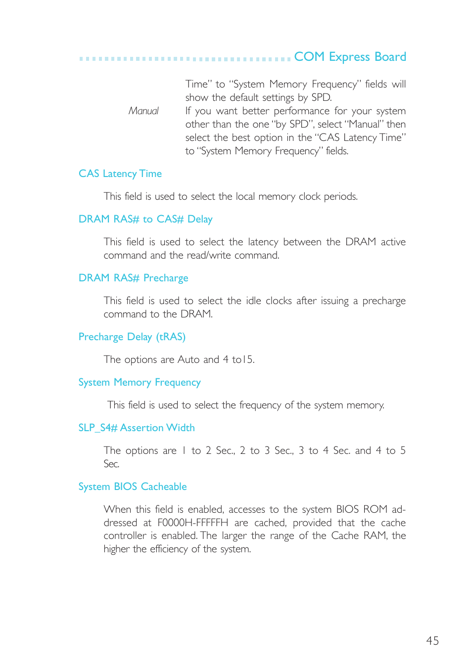 Com express board | DFI G5C900-B User Manual | Page 45 / 118