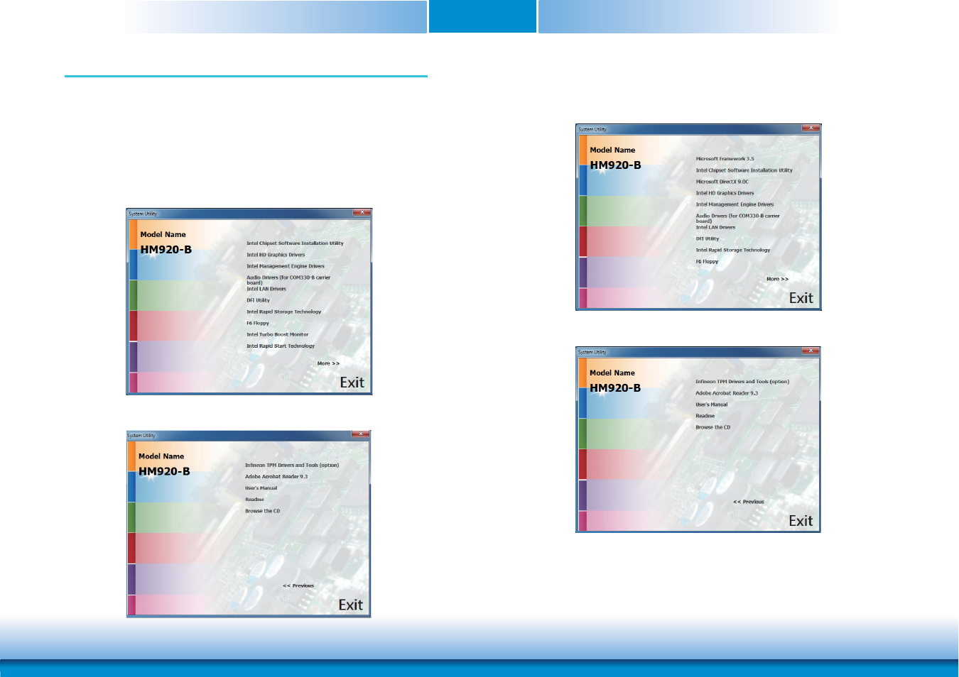 Chapter 5 - supported software, Chapter 5 chapter 5 - supported software | DFI HM920-HM86 User Manual | Page 52 / 98