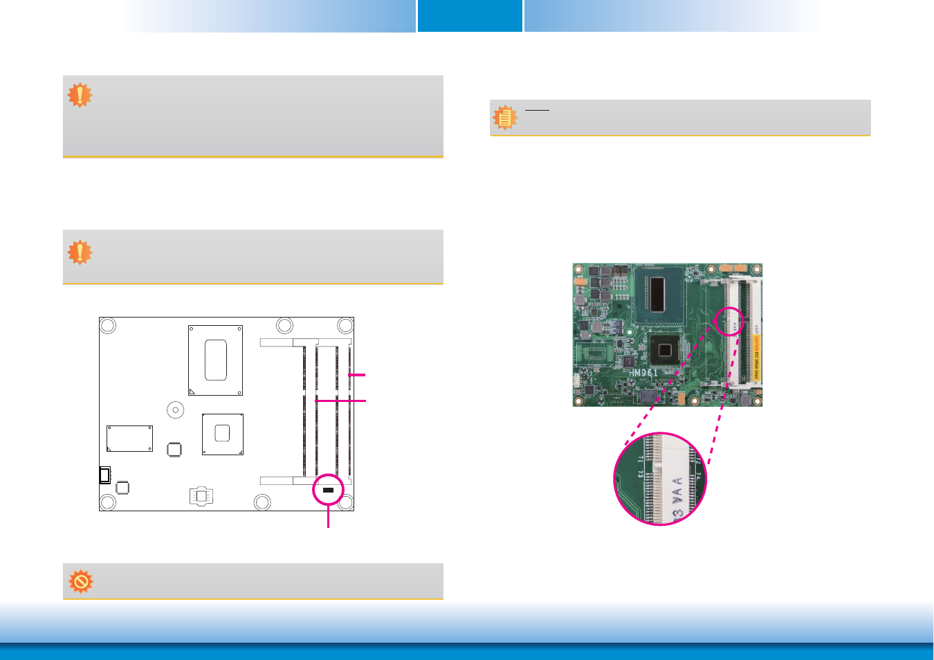 System memory | DFI HM961-HM86 User Manual | Page 13 / 95