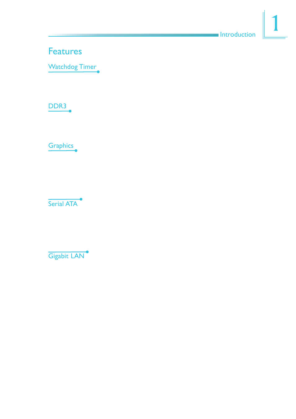 Features | DFI HR900-B User Manual | Page 11 / 102