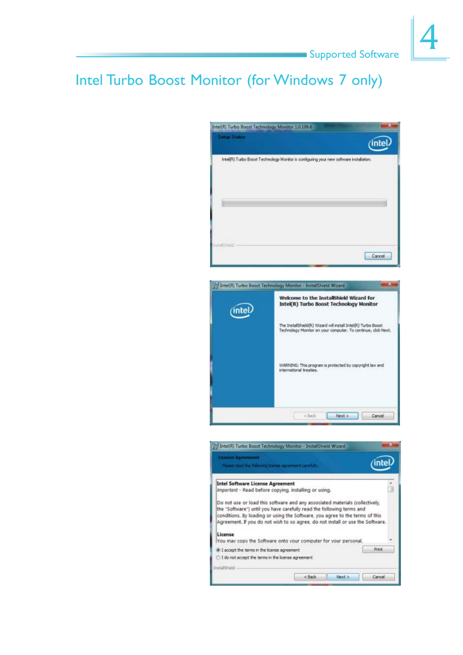 Intel turbo boost monitor (for windows 7 only) | DFI HR900-B User Manual | Page 75 / 102